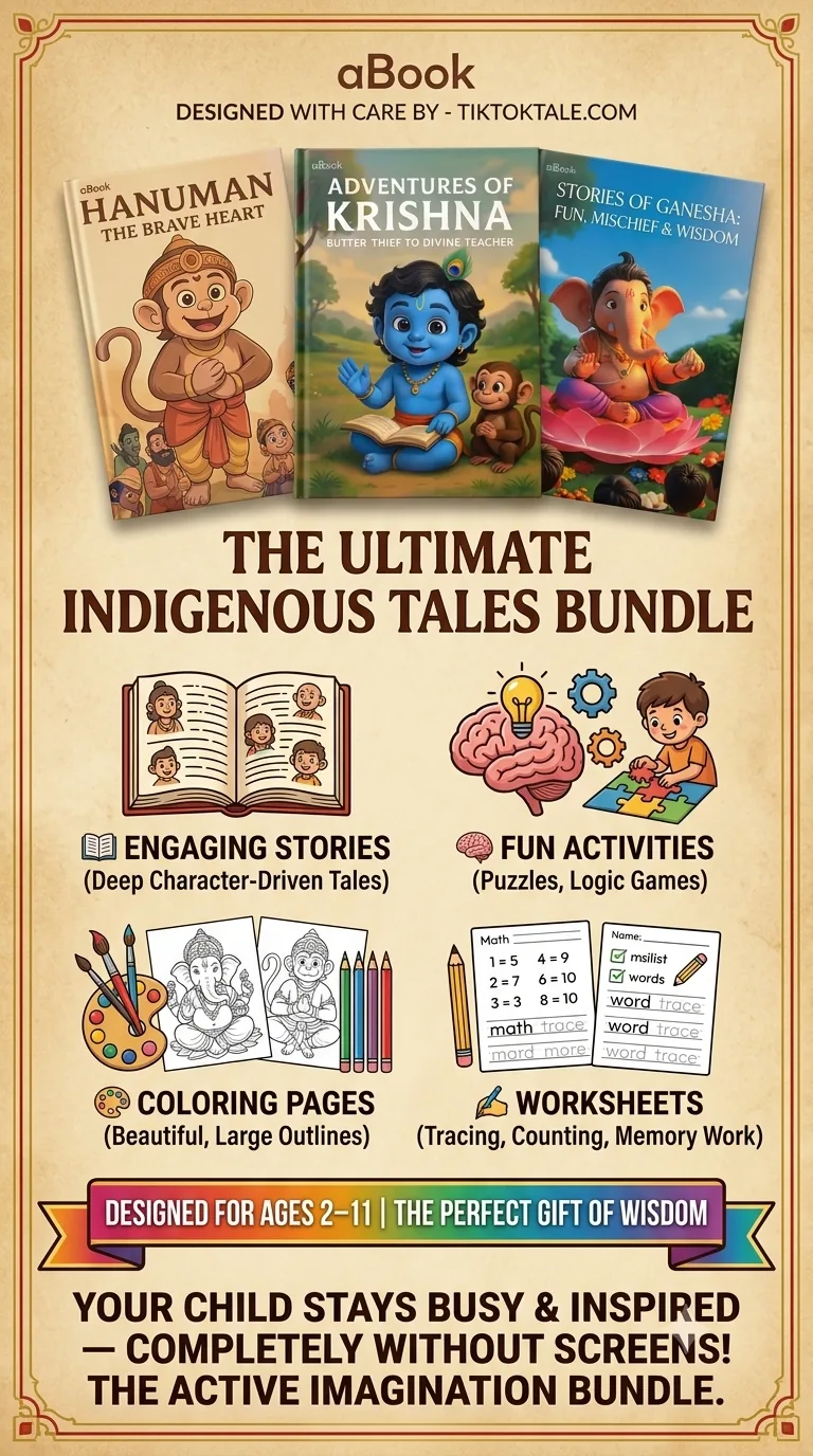 🌸 The Timeless Tales of Hanuman, Krishna & Ganesha